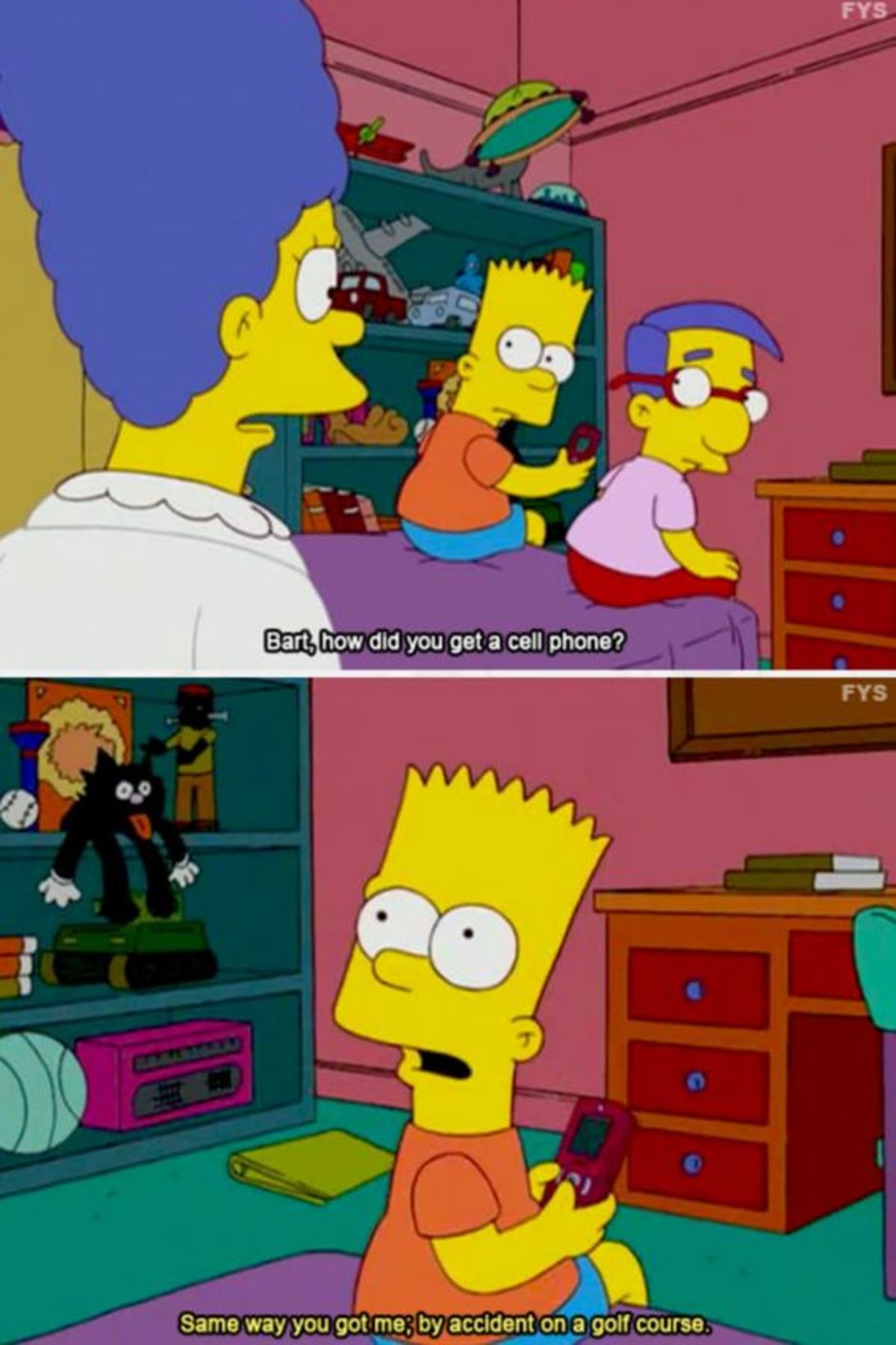 Барт симпсон смешной